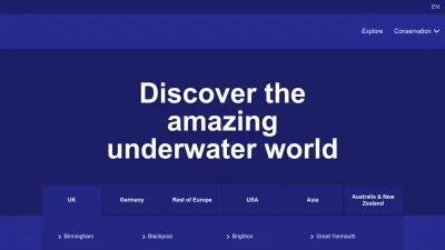 Screenshot of Visitsealife.com