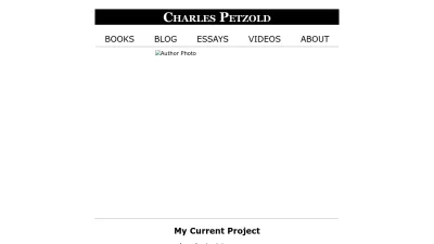Screenshot of Charlespetzold.com