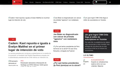 Screenshot of Cnnchile.com