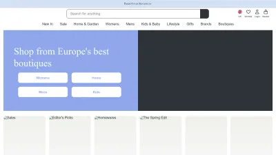 Screenshot of Trouva.com