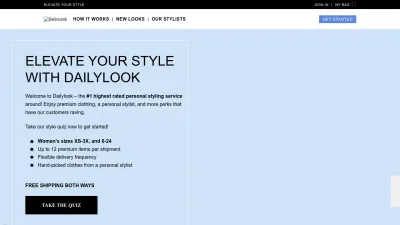 Screenshot of Dailylook.com