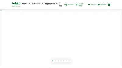 Screenshot of Zabka.pl