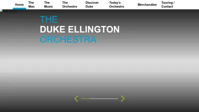 Screenshot of Dukeellington.com