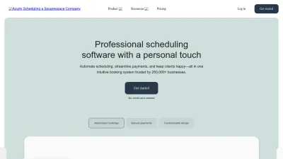 Screenshot of Acuityscheduling.com