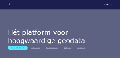 Screenshot of Pdok.nl