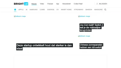 Screenshot of Bright.nl