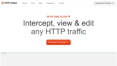 Screenshot preview of httptoolkit.com