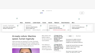 Screenshot of Cio.economictimes.indiatimes.com