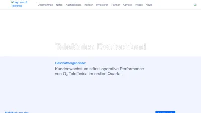Screenshot of Telefonica.de