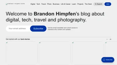 Screenshot preview of himpfen.com