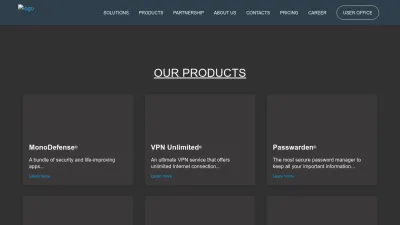 Screenshot of Keepsolid.com