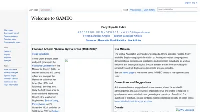 Screenshot of Gameo.org