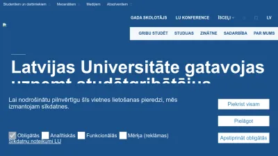 Screenshot preview of lu.lv