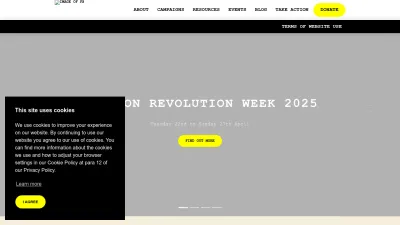 Screenshot preview of fashionrevolution.org