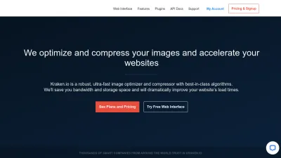 Screenshot of Kraken.io