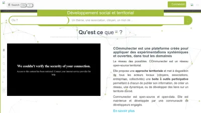 Screenshot of Communecter.org