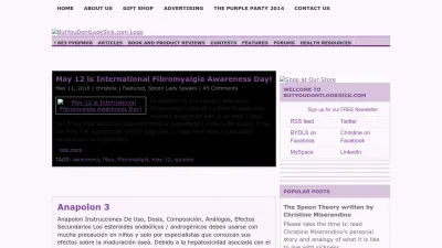 Screenshot of Butyoudontlooksick.com