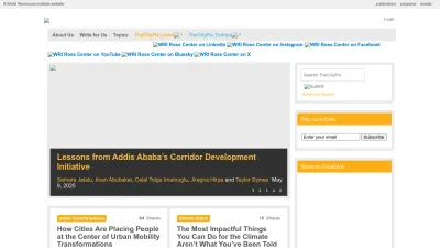 Screenshot of Thecityfix.com