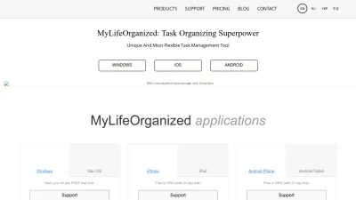 Screenshot of Mylifeorganized.net