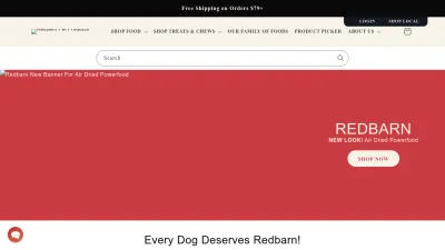 Screenshot preview of redbarn.com