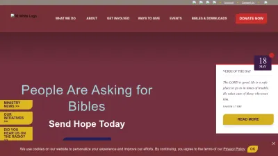 Screenshot of Bibleleague.org