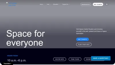 Screenshot of Spacecenter.org