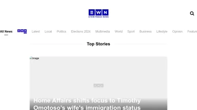 Screenshot of Ewn.co.za