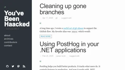 Screenshot of Haacked.com