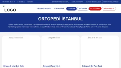 Screenshot of Ortopediistanbul.com.tr