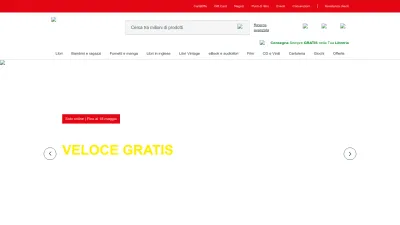 Screenshot preview of lafeltrinelli.it
