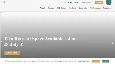 Screenshot of Dharma.org