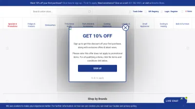 Screenshot of Hirschs.co.za
