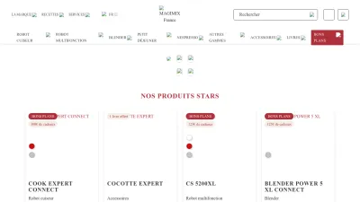 Screenshot of Magimix.fr