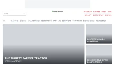 Screenshot of Farmcollector.com