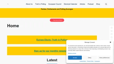 Screenshot of Europeelects.eu