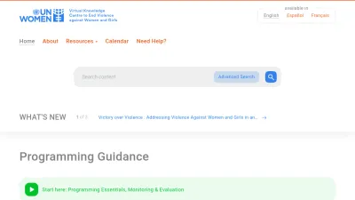 Screenshot of Endvawnow.org