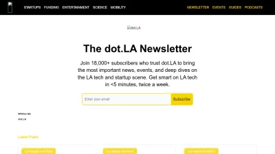 Screenshot of Dot.la