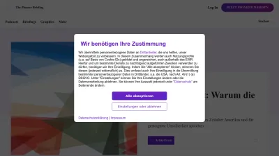 Screenshot of Thepioneer.de
