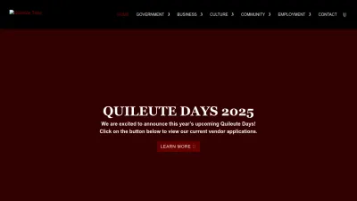 Screenshot of Quileutenation.org