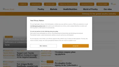 Screenshot of Poultryworld.net
