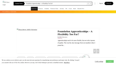 Screenshot of Fenews.co.uk