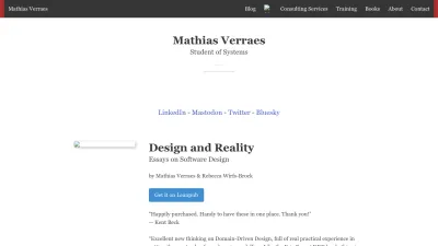 Screenshot of Verraes.net