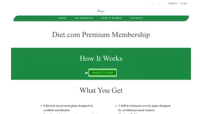 Screenshot of Diet.com
