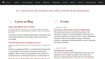 Screenshot of Initc3.org