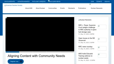 Screenshot of Ans.org