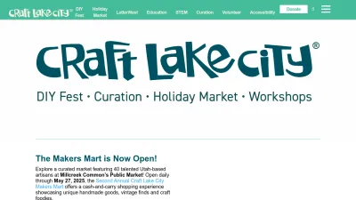 Screenshot of Craftlakecity.com