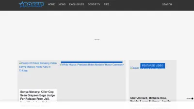 Screenshot of Bossip.com