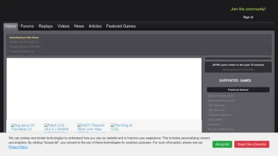 Screenshot of Gamereplays.org