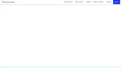 Screenshot of Codeforall.org