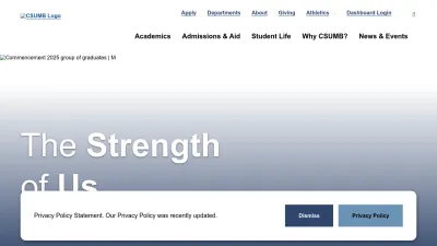 Screenshot preview of csumb.edu